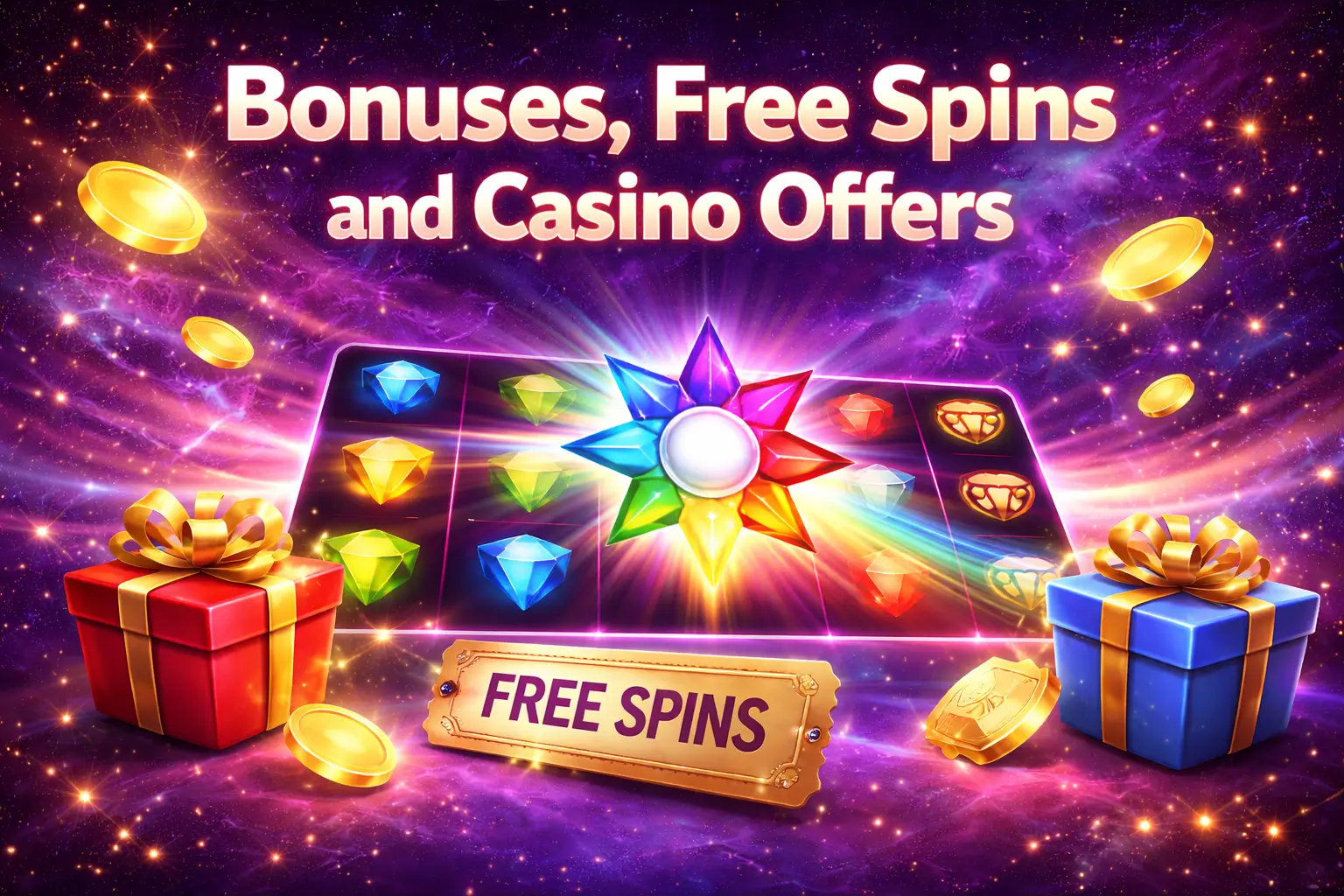 Bonuses, Free Spins and Casino Offers