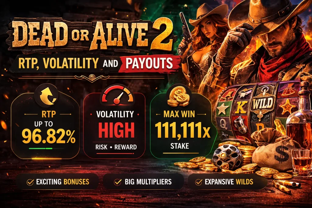 Dead or Alive 2 RTP, Volatility and Payouts